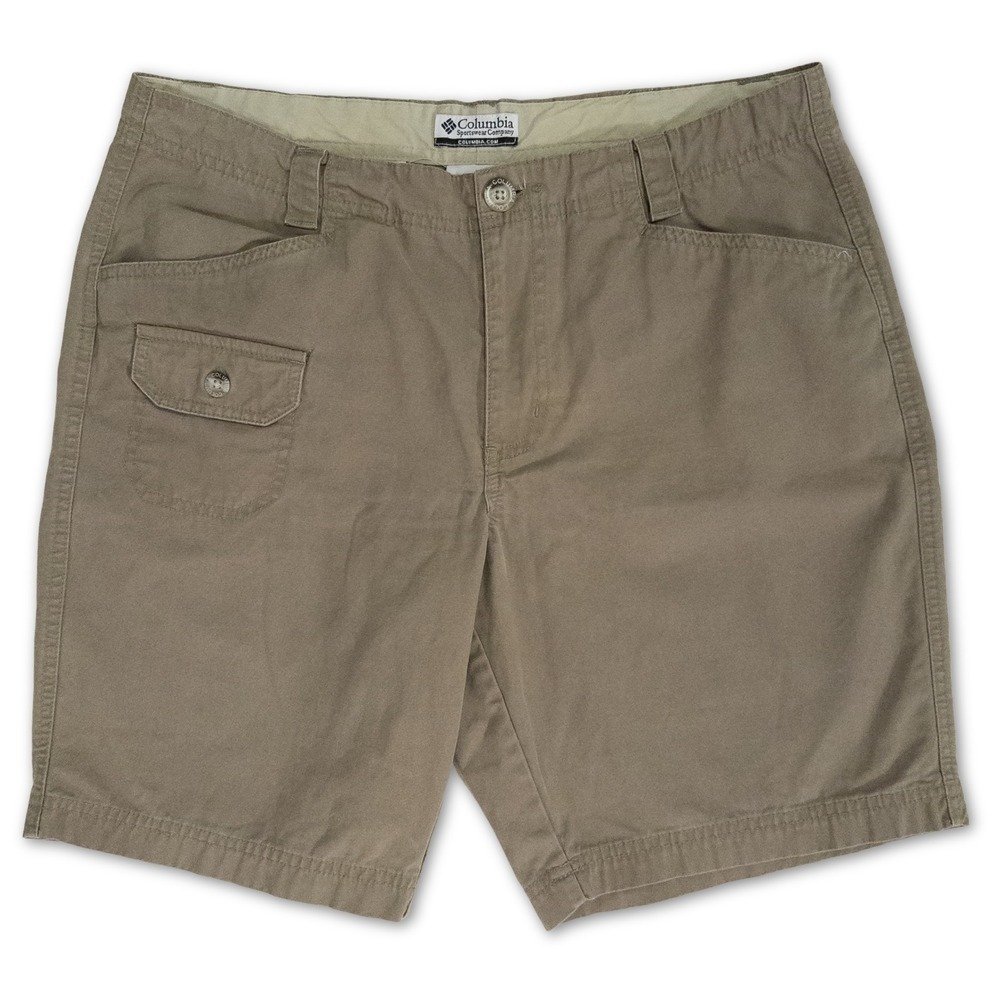 Columbia Womens Hiking Shorts Size 10 Utility Outdoor Casual Khaki Beige Brown